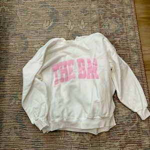 The BAR varsity crew neck sweatshirt